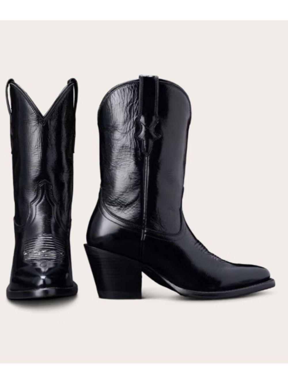 Tecovas Cassie Black Booties | Size 6.5 | Brand New/Never Worn